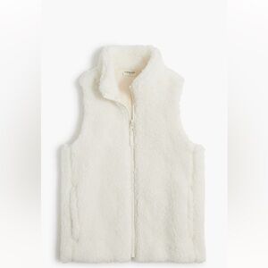 Crewcuts Kids Sherpa Vest - White